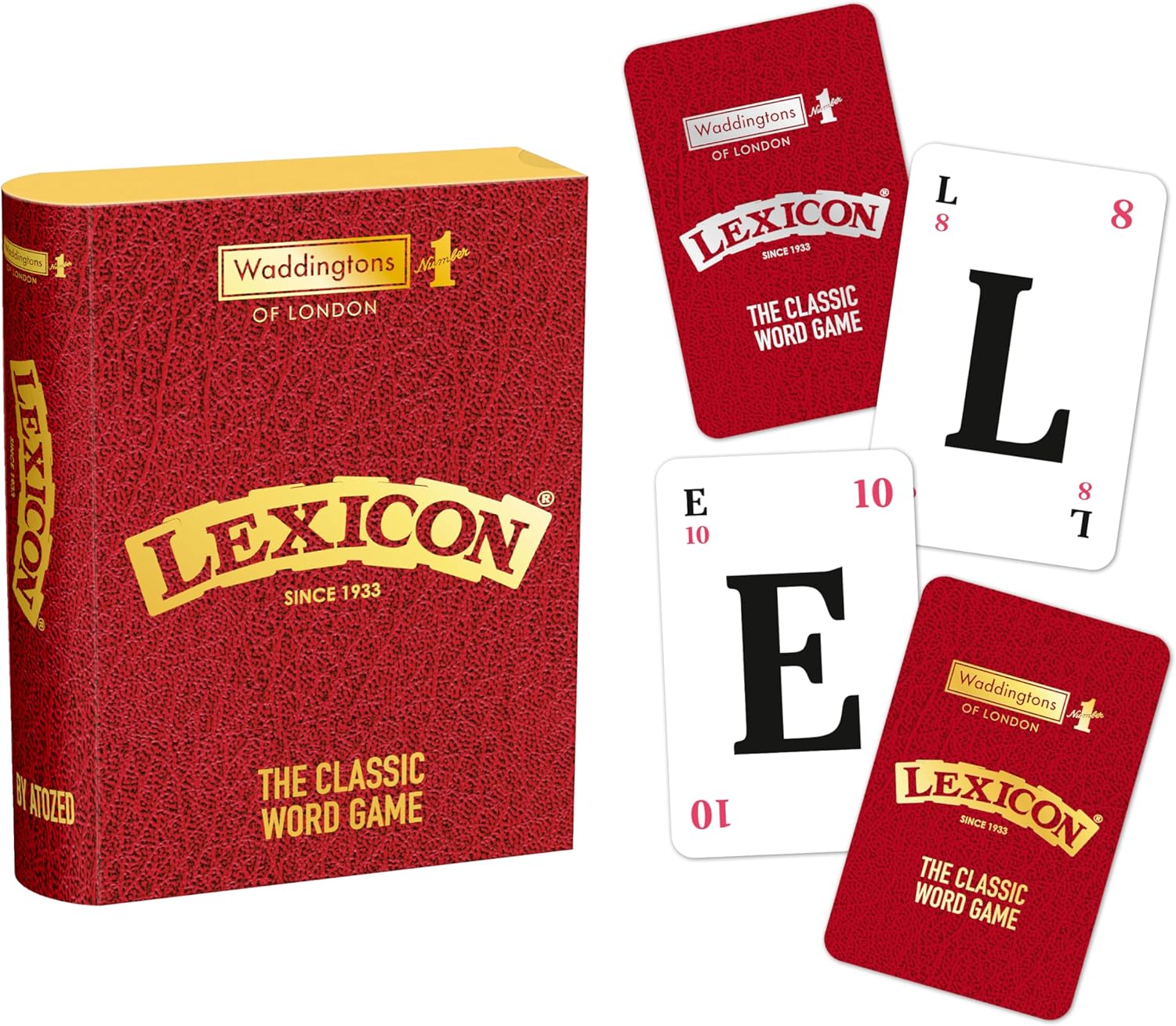 Lexicon Word Game by Snaps – Classic Retro Book Edition Card Game