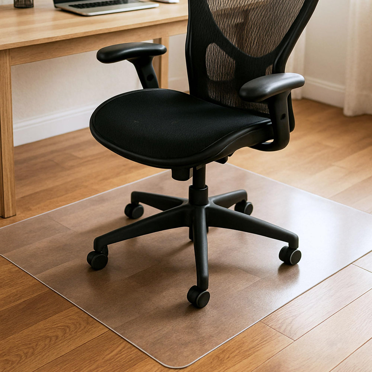 Marvelux Office Hard Floor Protector Mat, Non-Slip PVC Chair Mat 90 x 120cm - image 3