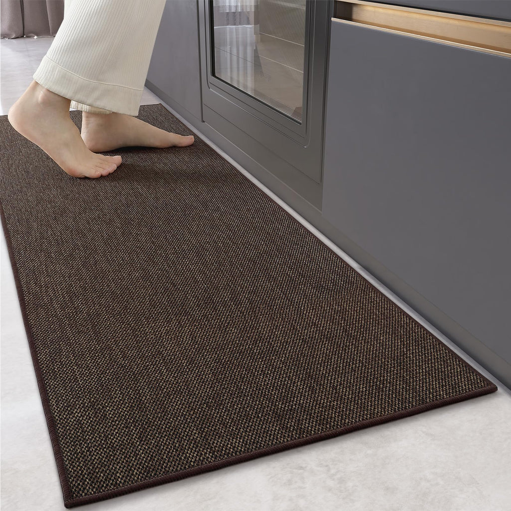 Color&Geometry Non-Slip Kitchen Runner – Washable Absorbent Mat, 43x120cm