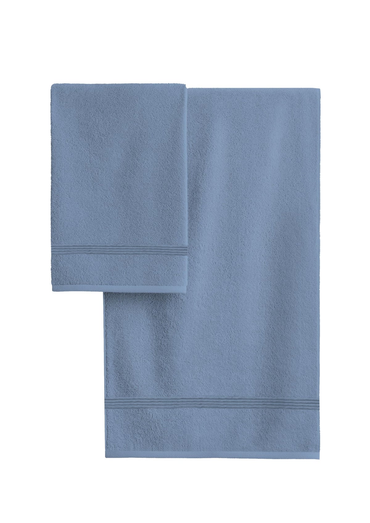 zer0bed, Lilac Bath Towels, Set of 2 Bath Towels, Face Towel, Bidet Towel, Plain Colour, Avio, 100% Cotton, Set of 2 - image 3