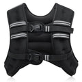 Zelus 7kg Weighted Vest | Neoprene Strength Training Vest with Reflective Strips