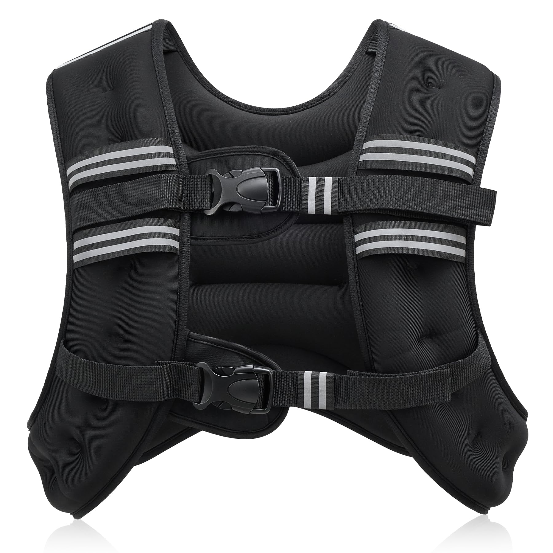 Zelus 7kg Weighted Vest | Neoprene Strength Training Vest with Reflective Strips