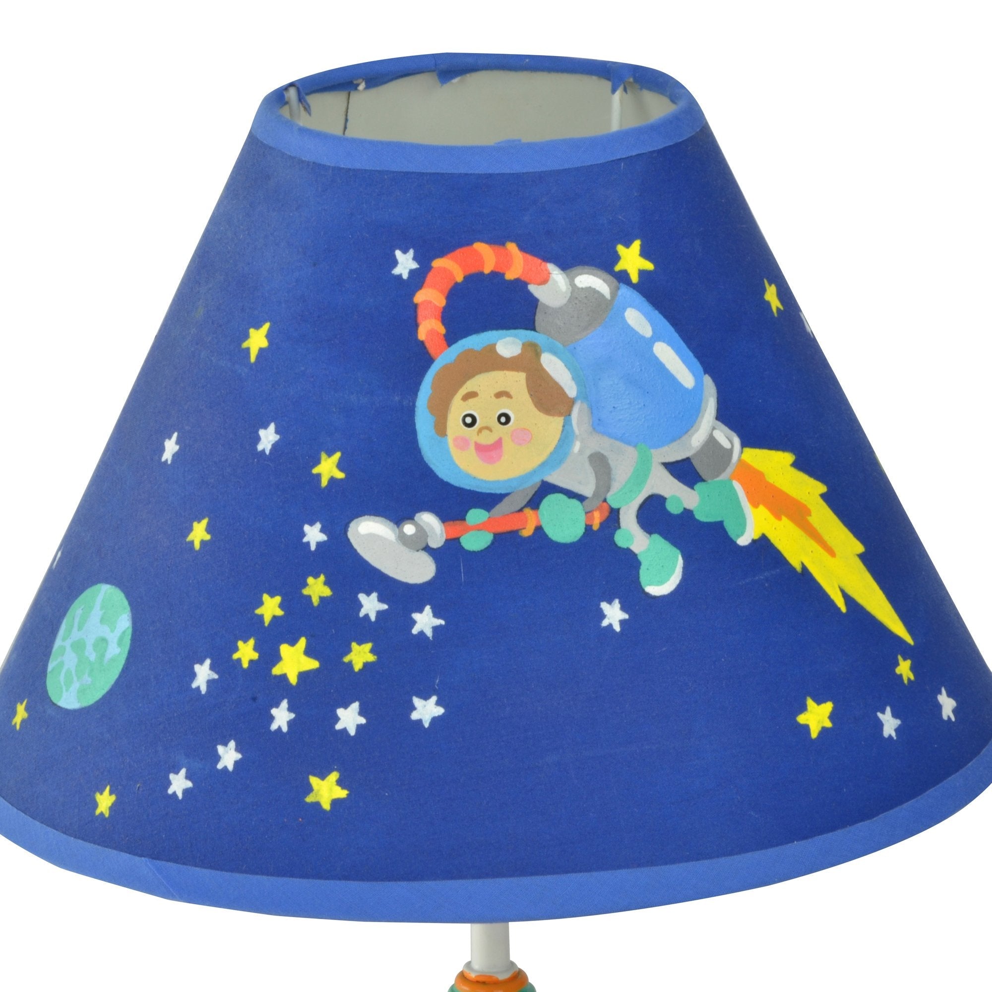 Fantasy Fields Outer Space Kids LED Table Lamp – Hand-Painted Night Light