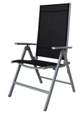 Chicreat 80510 High-Back Folding Camping Chair | Adjustable Aluminium
