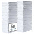 Simpli-Magic White Shop Towels - 14x12 Commercial Grade Cotton, 50 Pack