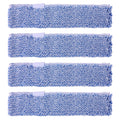 Gosknor 14" Microfiber Window Scrubber Refill – 4 Pack Squeegee Sleeves