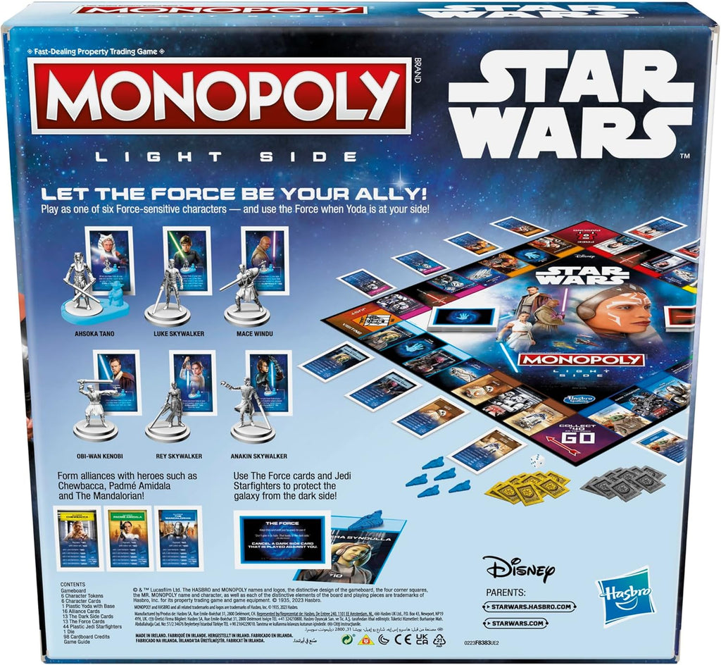 Monopoly: Star Wars Light Side Edition Board Game - Jedi Themed