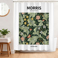 BREASOME Botanical Floral Shower Curtain | Waterproof Polyester – 180x180cm