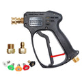 EDOU High Pressure Washer Short Gun Kit | 5000 PSI Brass & Stainless Steel