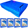 KIRFEE Double Mattress Bags For Moving And Storage | Mattress Cover For Moving | Mattress Bag With 8 Handles