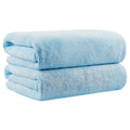 Orighty Microfibre Bath Towels Set of 2 – Quick Dry & Absorbent, 27x54 Blue