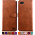 SUANPOT iPhone 7/8/SE Wallet Case – RFID Blocking PU Leather Flip Cover