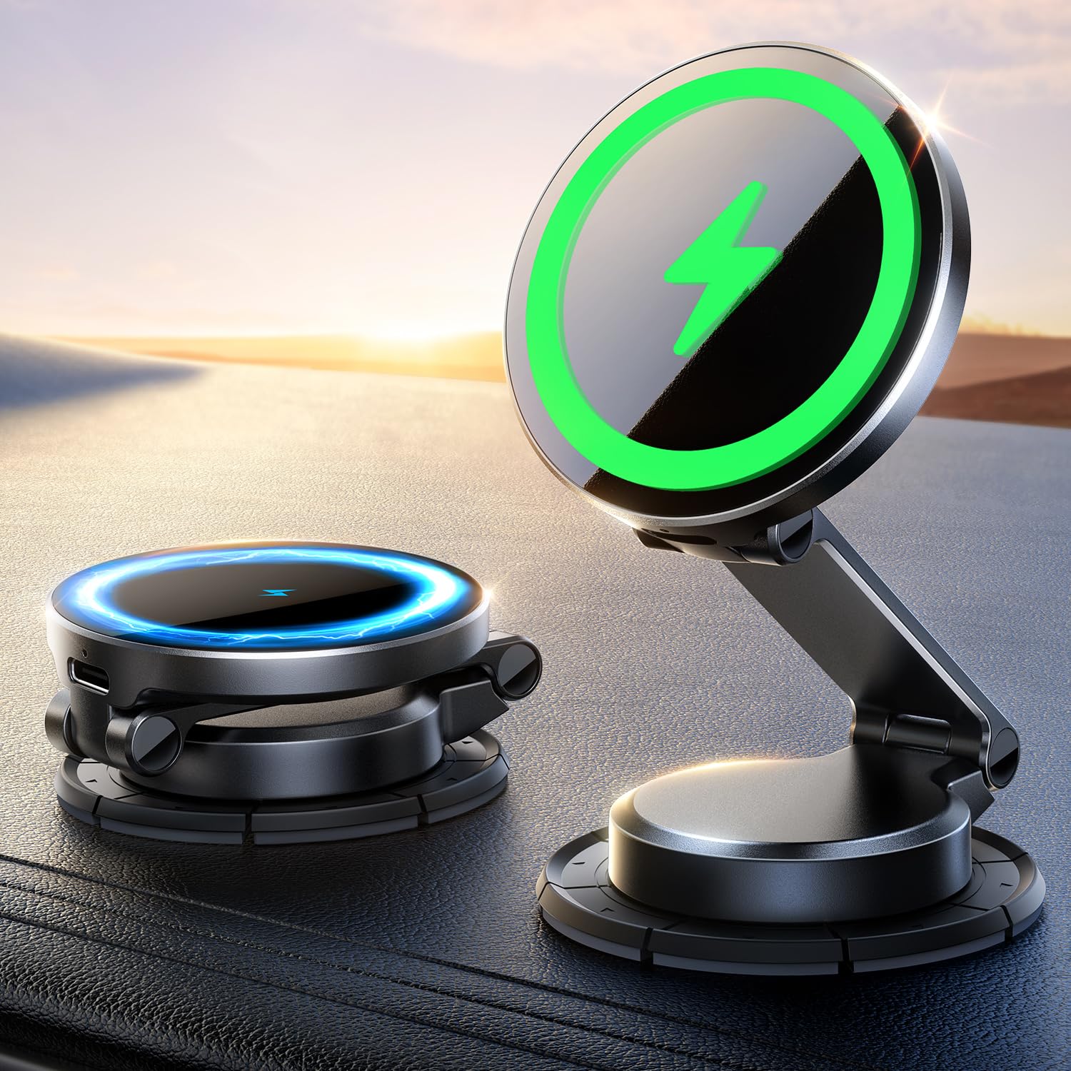 JOYROOM MagSafe Car Mount Charger – 15W Fast Charging Metal Holder