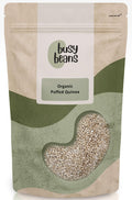 Busy Beans Organic Puffed Quinoa – 1kg Certified Superfood Cereal