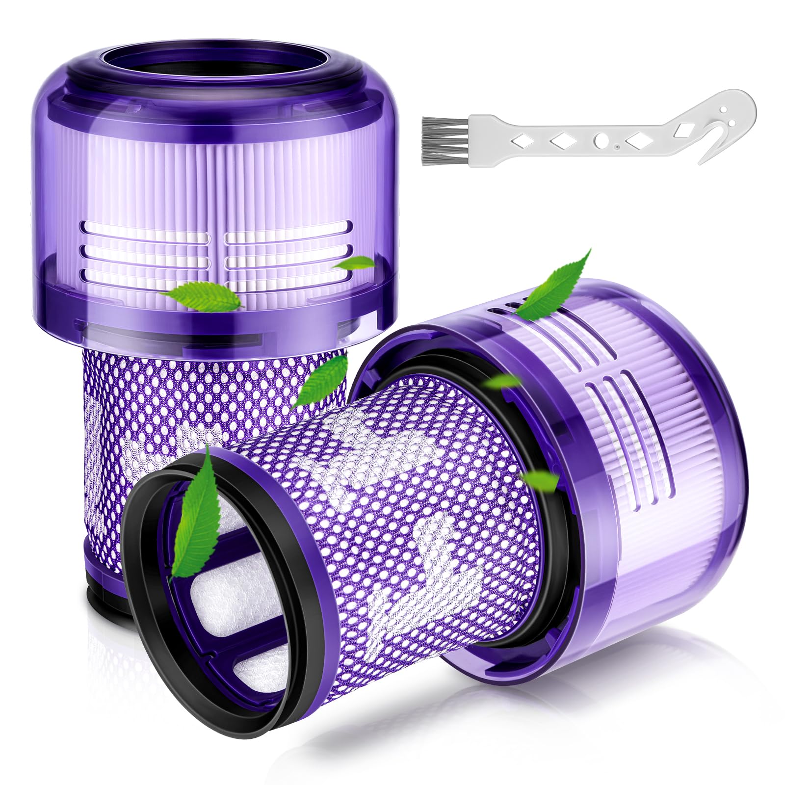 Jolof Store 2-Pack Washable Filters for Dyson V12 Detect Slim Vacuum