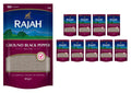 Rajah Ground Black Pepper - Pure Gourmet Spice (10 x 100g Bulk Pack)