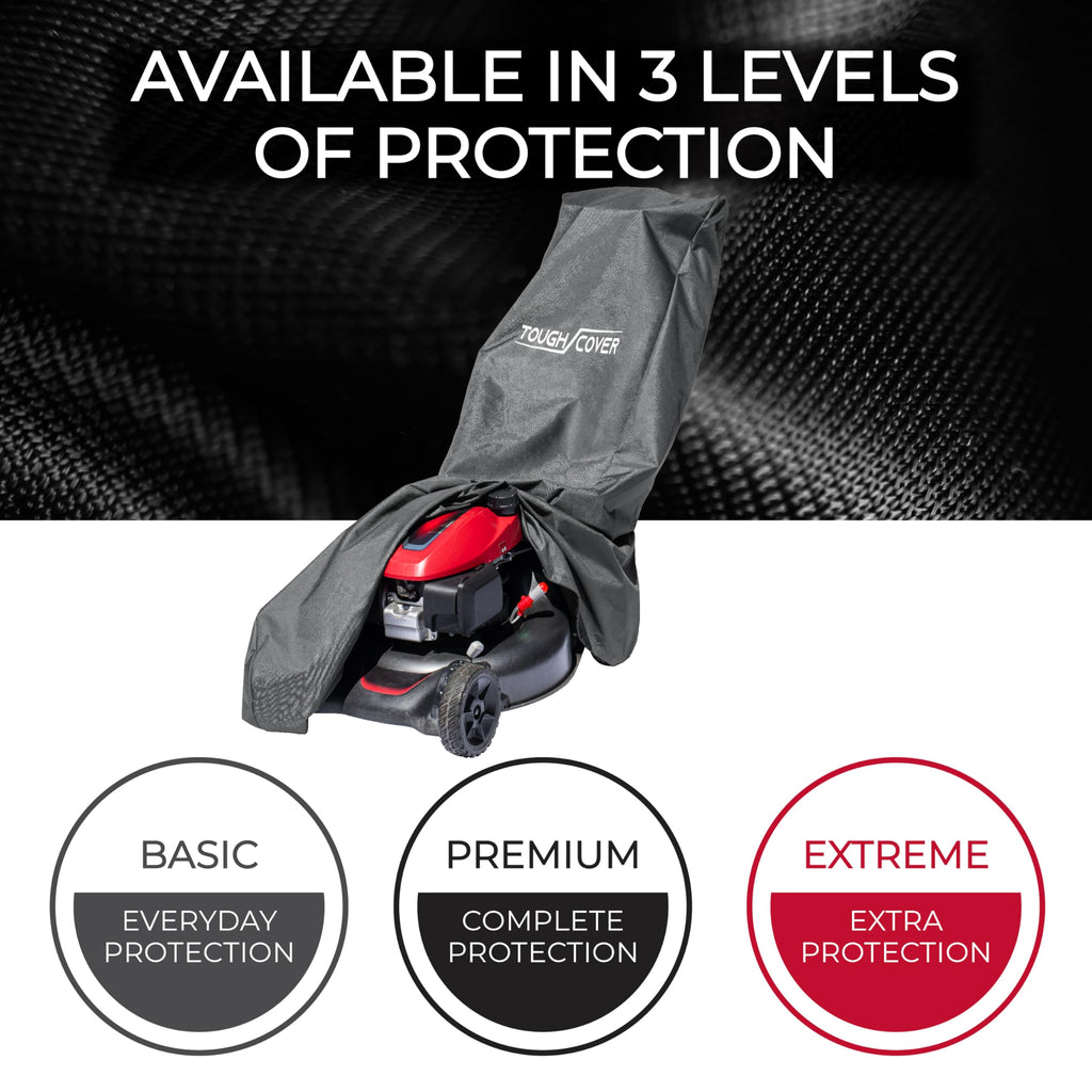 Tough Cover Lawn Mower Cover | 600D Marine Grade Waterproof Universal Fit