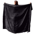 ADAMO XXL Oversize Beach & Bath Towel | 100% Cotton Terry Cloth, Black