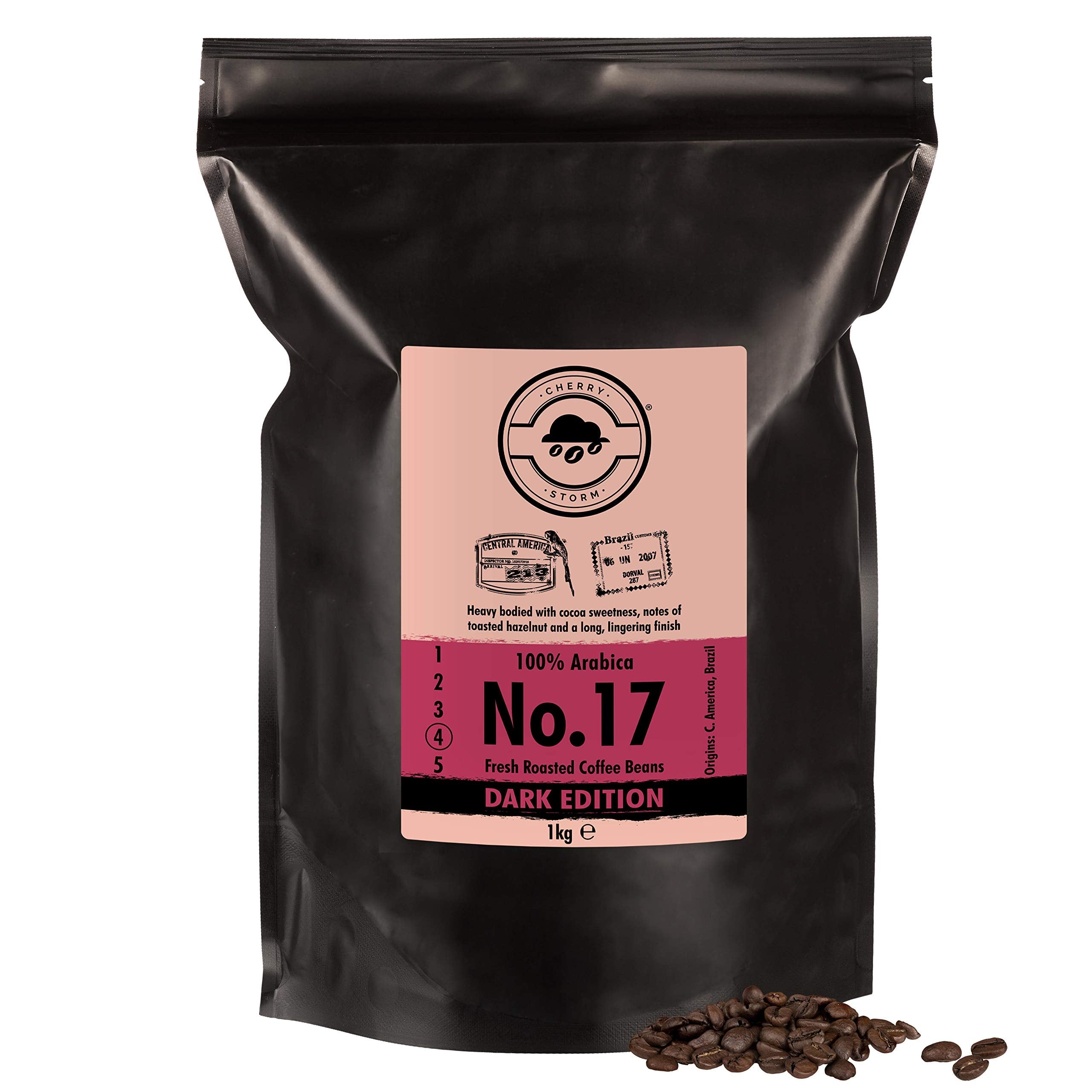 Jolof Store Cherry Storm No. 17 Dark Roast Espresso Coffee Beans - 1kg