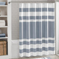 Madison Park Spa Waffle Fabric Shower Curtain | 3M Moisture Management