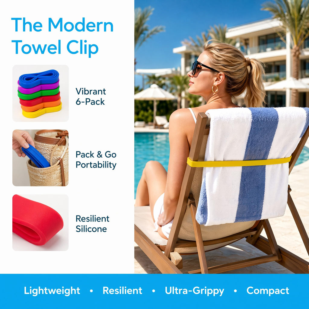 QIANSSE 6 Pack Beach Towel Clips - image 3