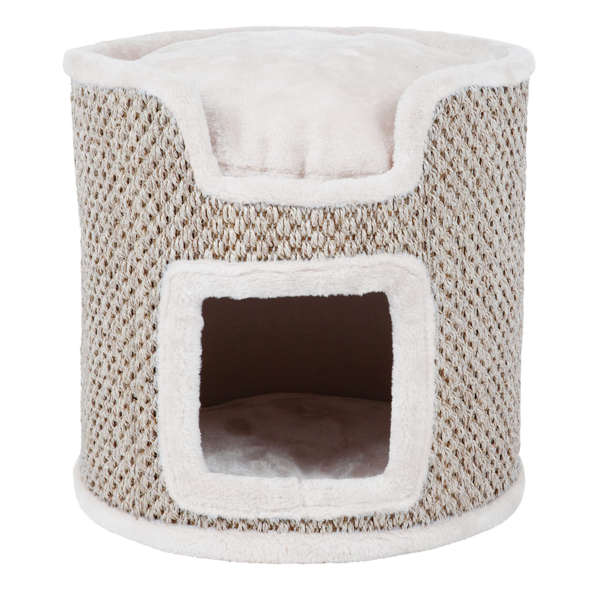 Trixie Ria Cat Tower - Sisal Scratching Condo with Padded Platform