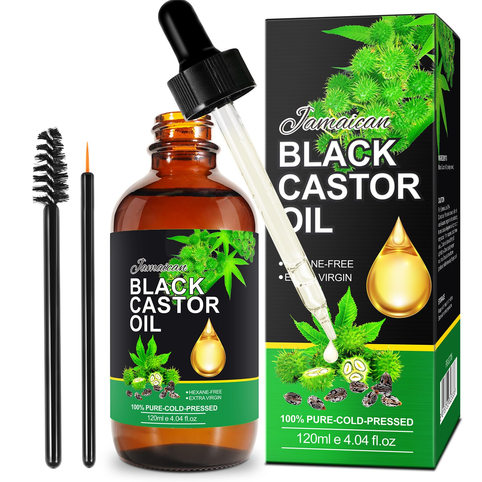 Jamaican Black Castor Oil | Organic Cold Pressed Hair Growth Oil
