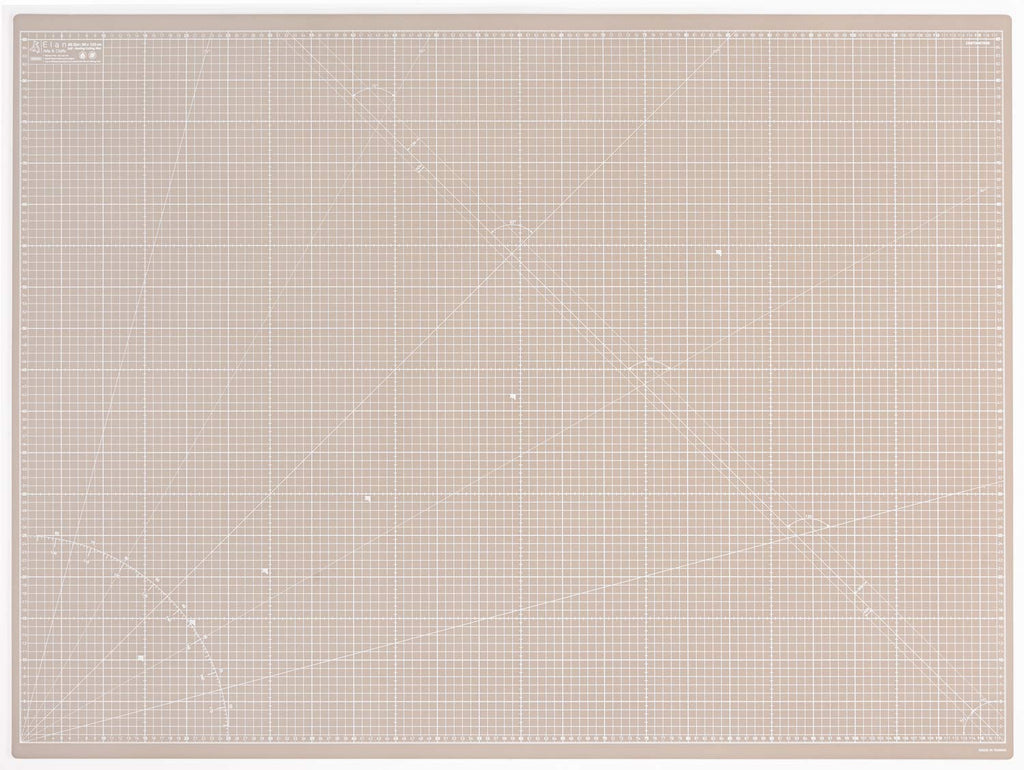 Elan A0 Self Healing Cutting Mat | 120x90cm 5-Ply Craft Board - Black/Taupe