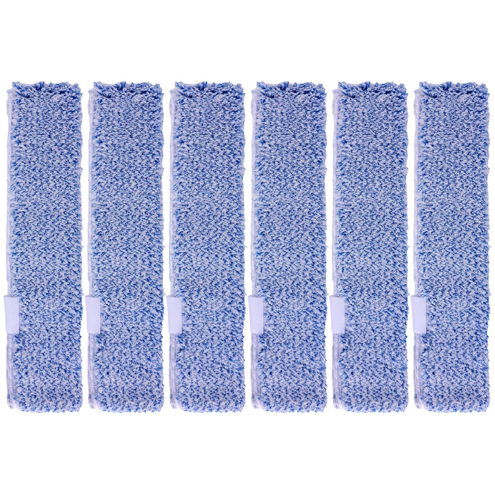 Penitue 6-Pack Microfiber Window Scrubber Refills – 14" Washable Sleeves