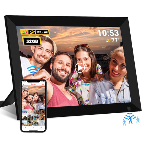 Jolof Store 10.1 Inch WiFi Digital Photo Frame | HD IPS Touchscreen