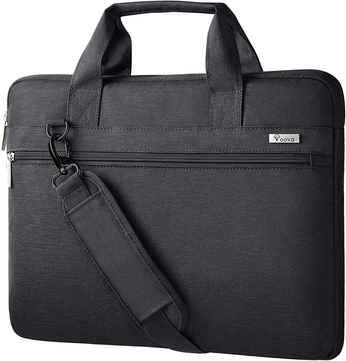 Voova 15.6 Inch Laptop Bag | Waterproof Slim Briefcase for MacBook & HP