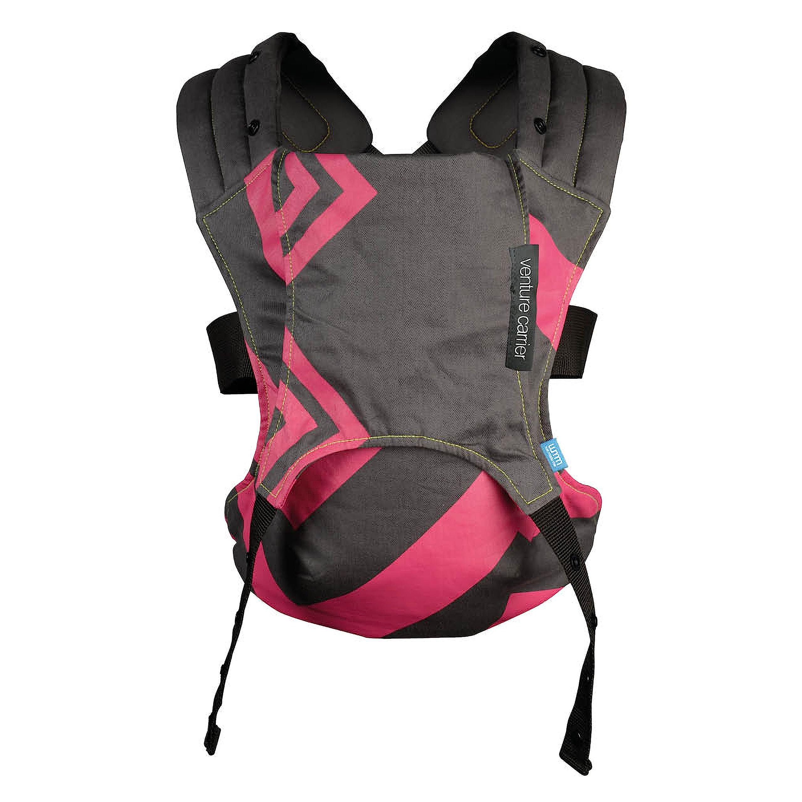 Diono Venture 2-in-1 Baby Carrier | Hip-Healthy Buckle Carrier - Charcoal