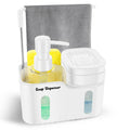4-in-1 Kitchen Sink Soap Dispenser Set with Sponge Holder