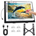 Zocelight A4 Ultra Thin Light Pad | 3-Level Dimming LED Light Box with Stand