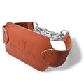 Crossjab Leather Dipping Belt | Weightlifting Dip Belt with Steel Chain
