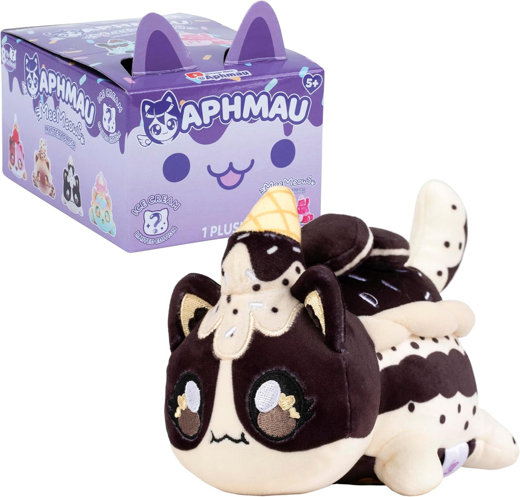 Aphmau MeeMeows Ice Cream Friends 6-inch Mystery Plush Cat Toy