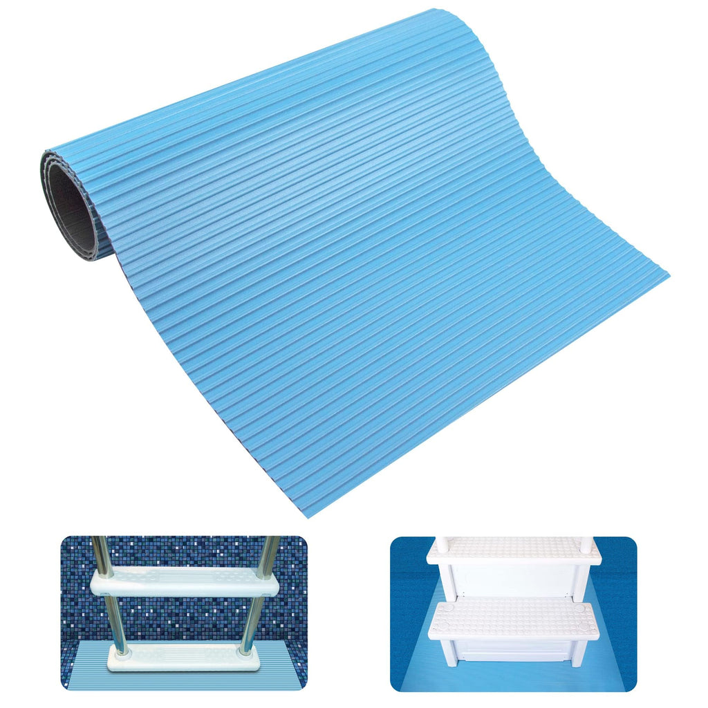 Swimline Hydrotools Pool Ladder Mat – 36x36 Non-Slip Liner Protection