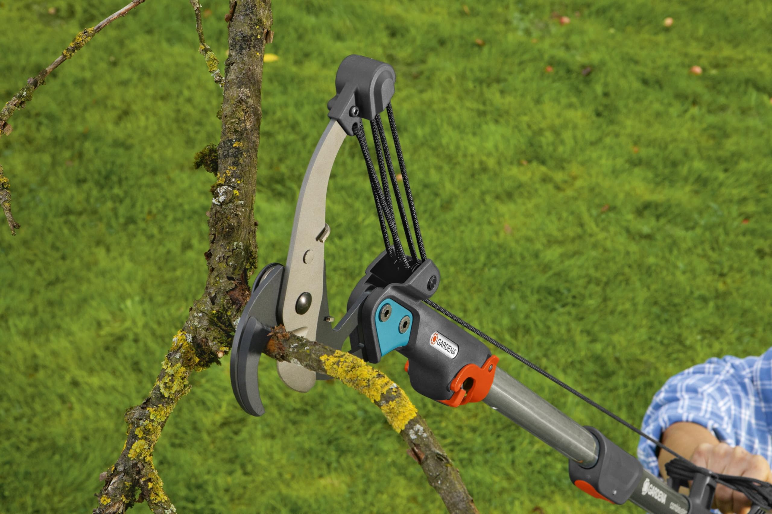 Gardena Combisystem Anvil Branch Pruner – 35mm Cut with 5-Fold Transmission