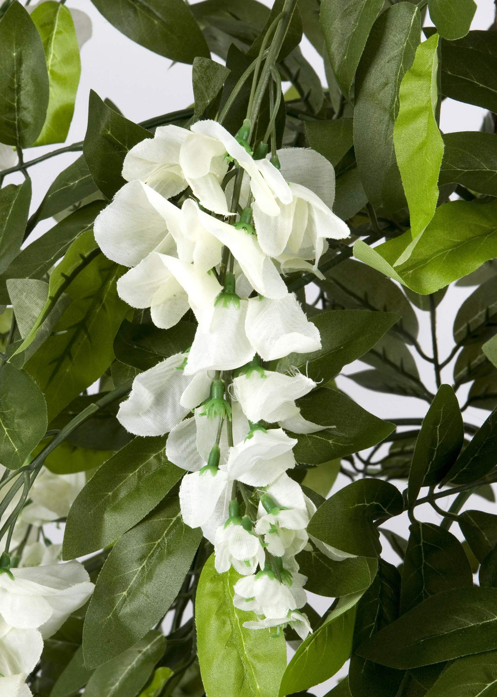 GreenBrokers Artificial Wisteria Tree | 5ft Potted White Faux Plant