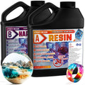 Jolof Store 2L Crystal Clear Epoxy Resin Kit for Jewelry & DIY Art