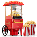 Reemix 1200W Hot Air Popcorn Maker – Oil-Free Electric Machine, White