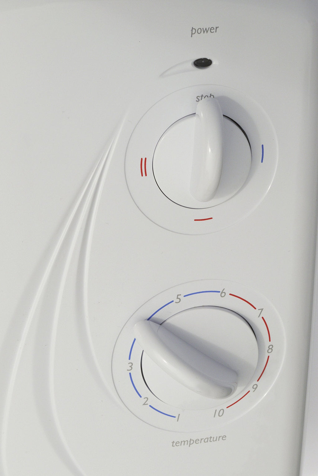 Triton Seville Universal Electric Shower | 8.5kW White & Chrome