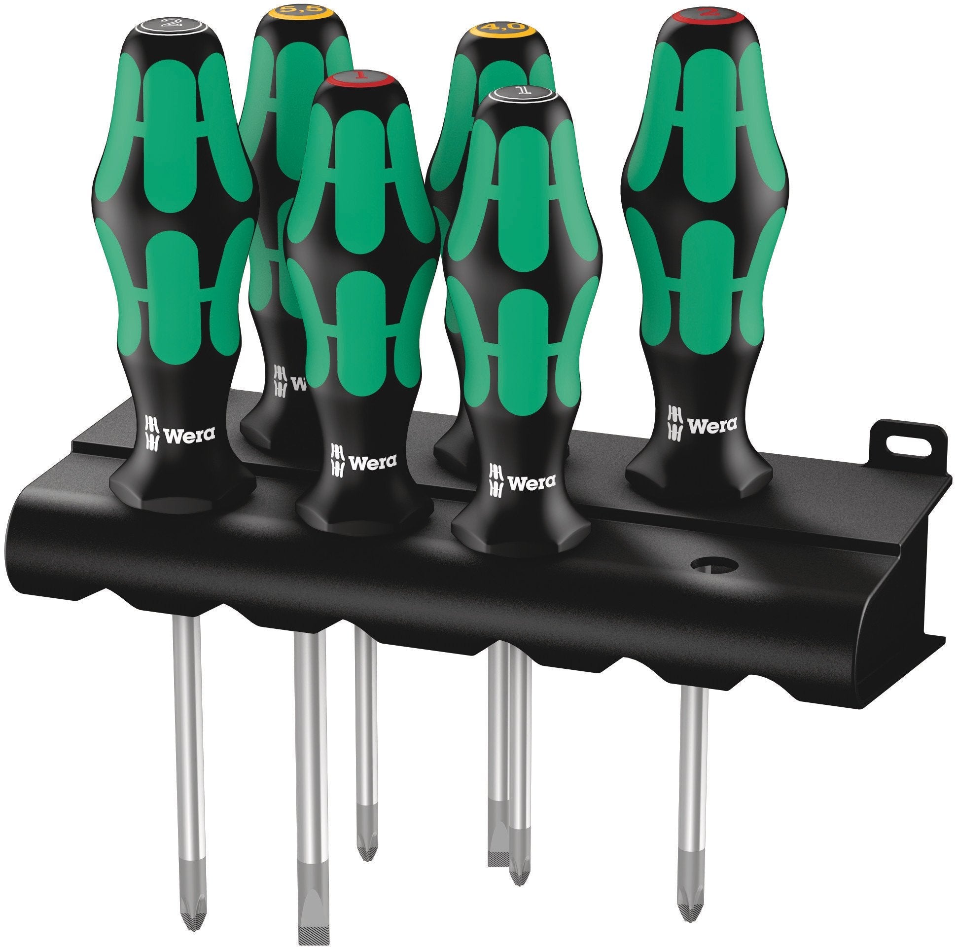 Wera Kraftform 300 Series Screwdriver Set | 6-Piece Professional Tool Kit