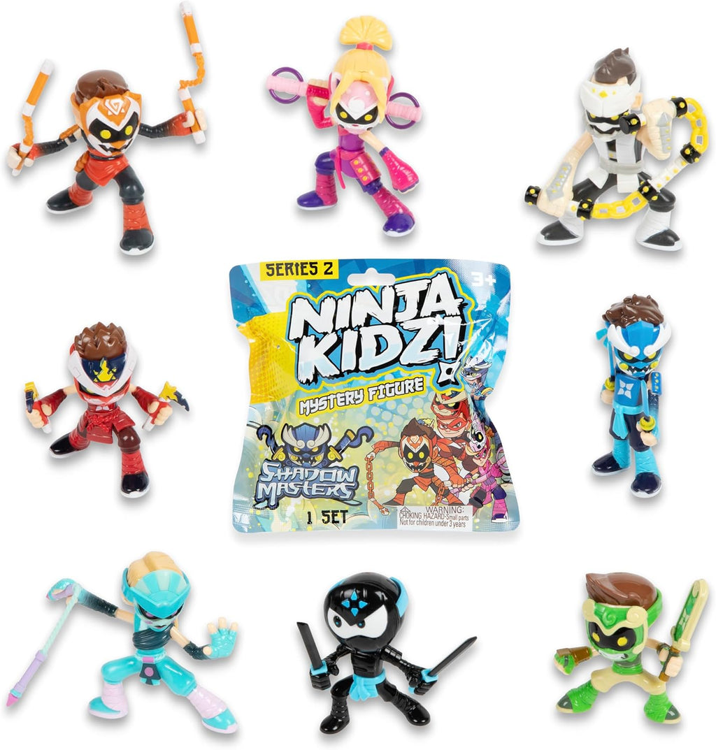 Ninja Kidz Shadow Masters Mystery Figures Series 2 - Collectible Toy
