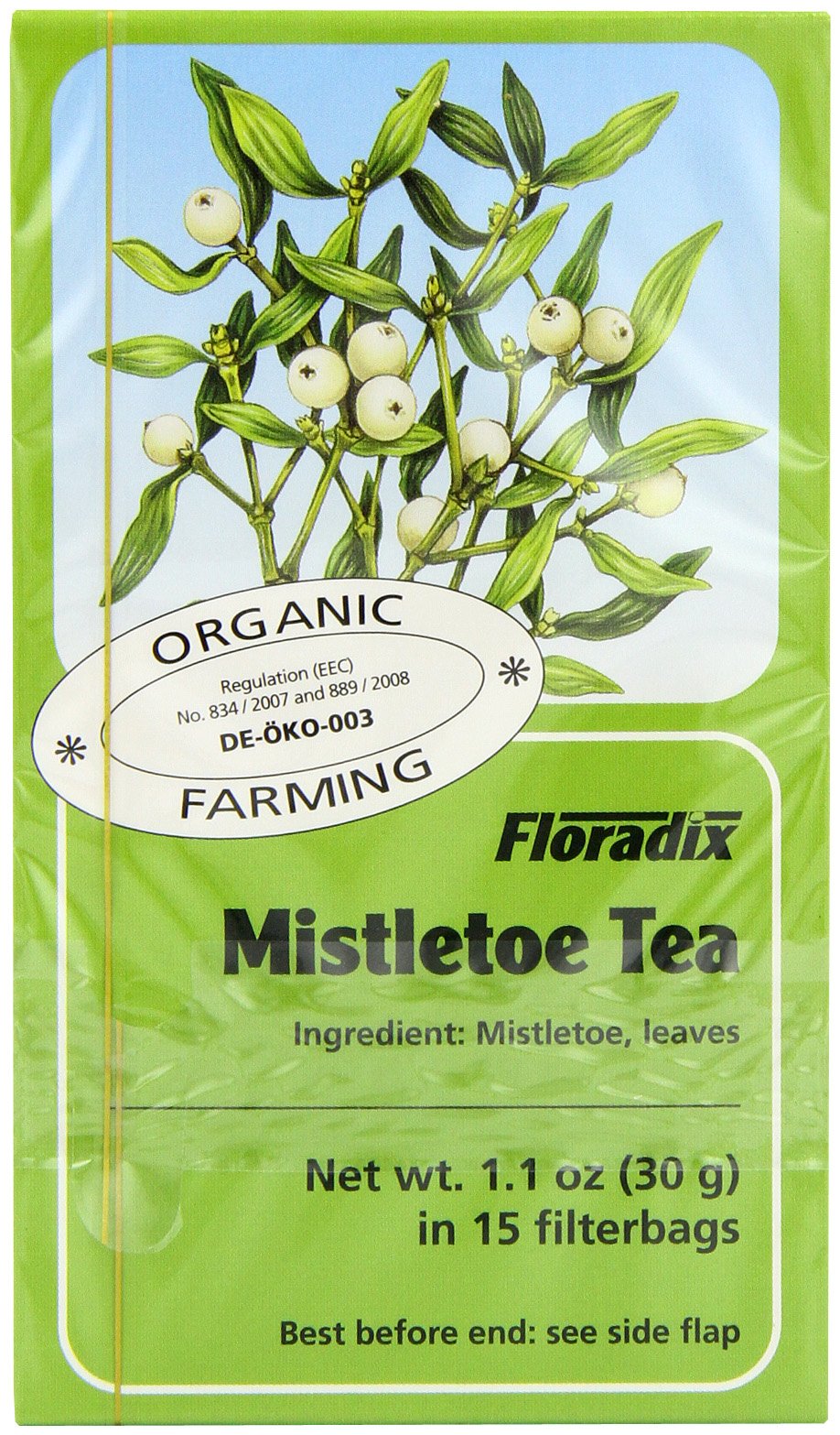 Salus Haus Organic Mistletoe Herbal Tea - 90 Teabags (Pack of 6)