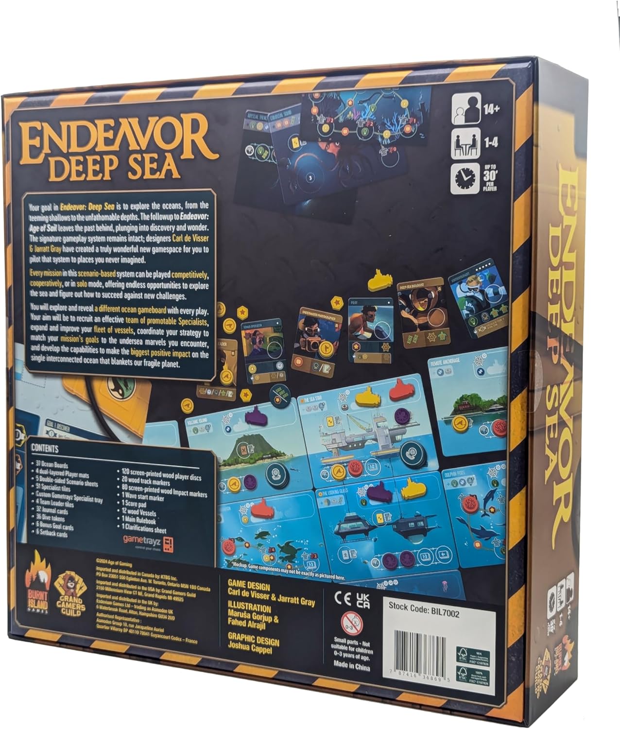 Snaps Endeavor Deep Sea Strategy Board Game | 1-4 Player Exploration