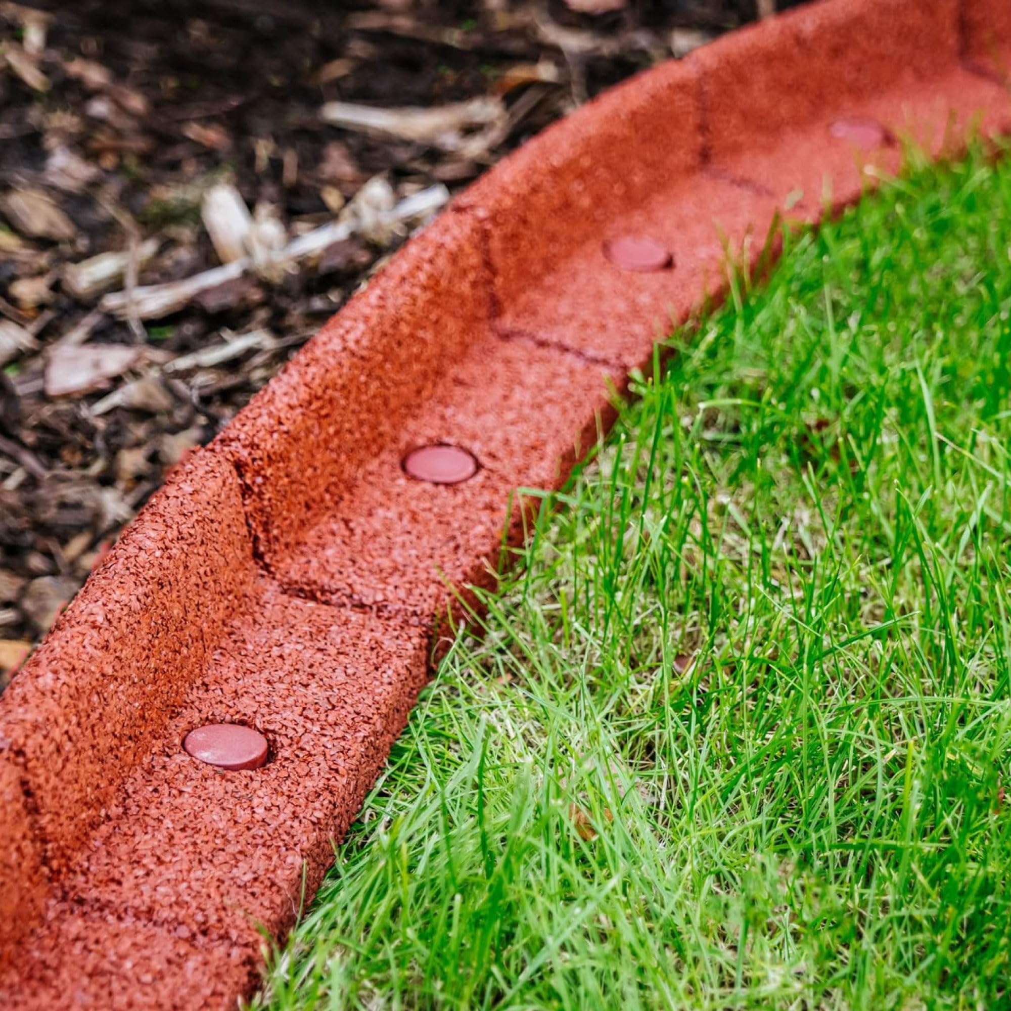 FlexiBorder Recycled Rubber Garden Edging - Terracotta - 6m Pack