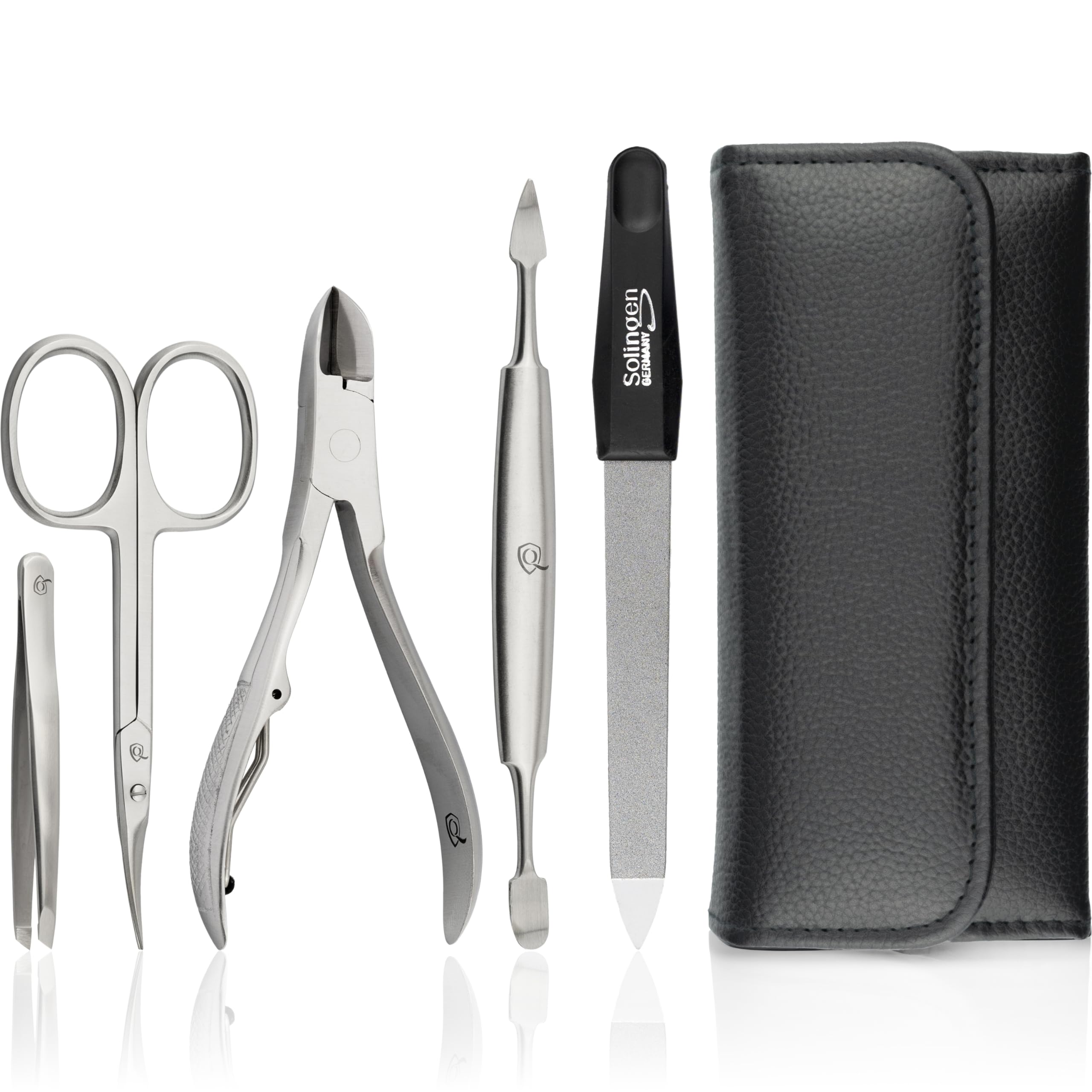 marQus Solingen Manicure Set – 5-Piece Stainless Steel Travel Kit