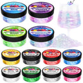 Jolof Store Edible Glitter - 12 Shimmer Luster Dust for Drinks & Cakes