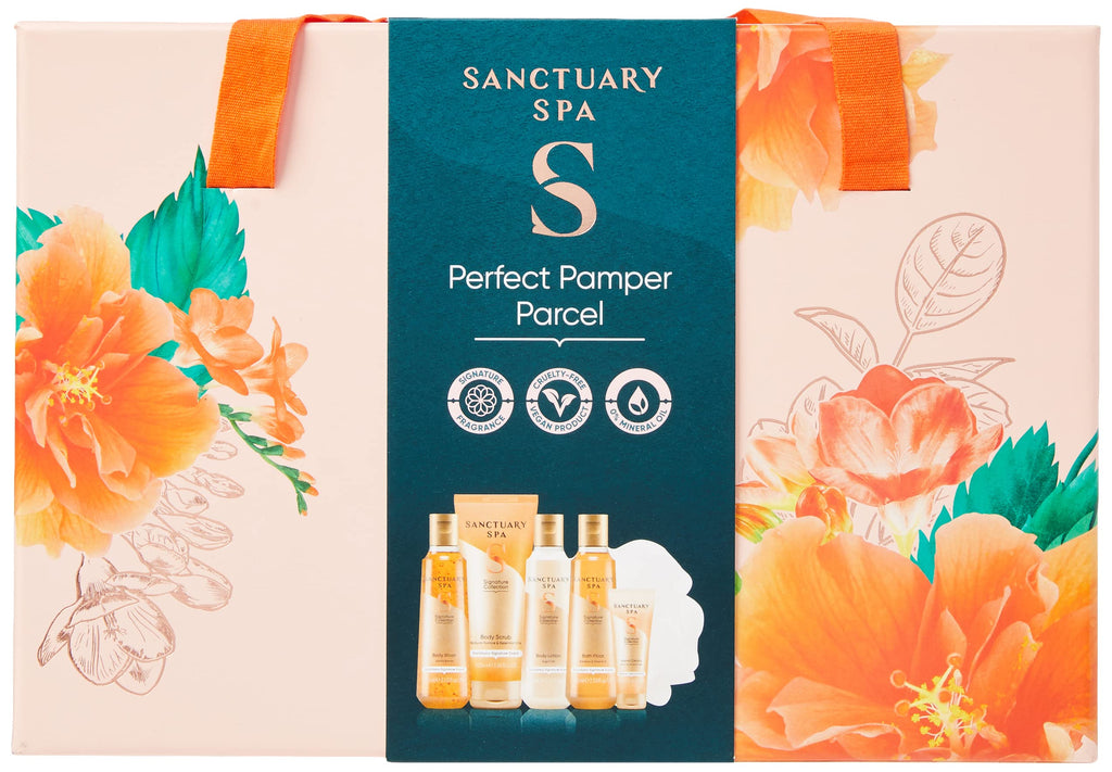 Sanctuary Spa Perfect Pamper Parcel - 6-Piece Vegan Body Care Gift Set